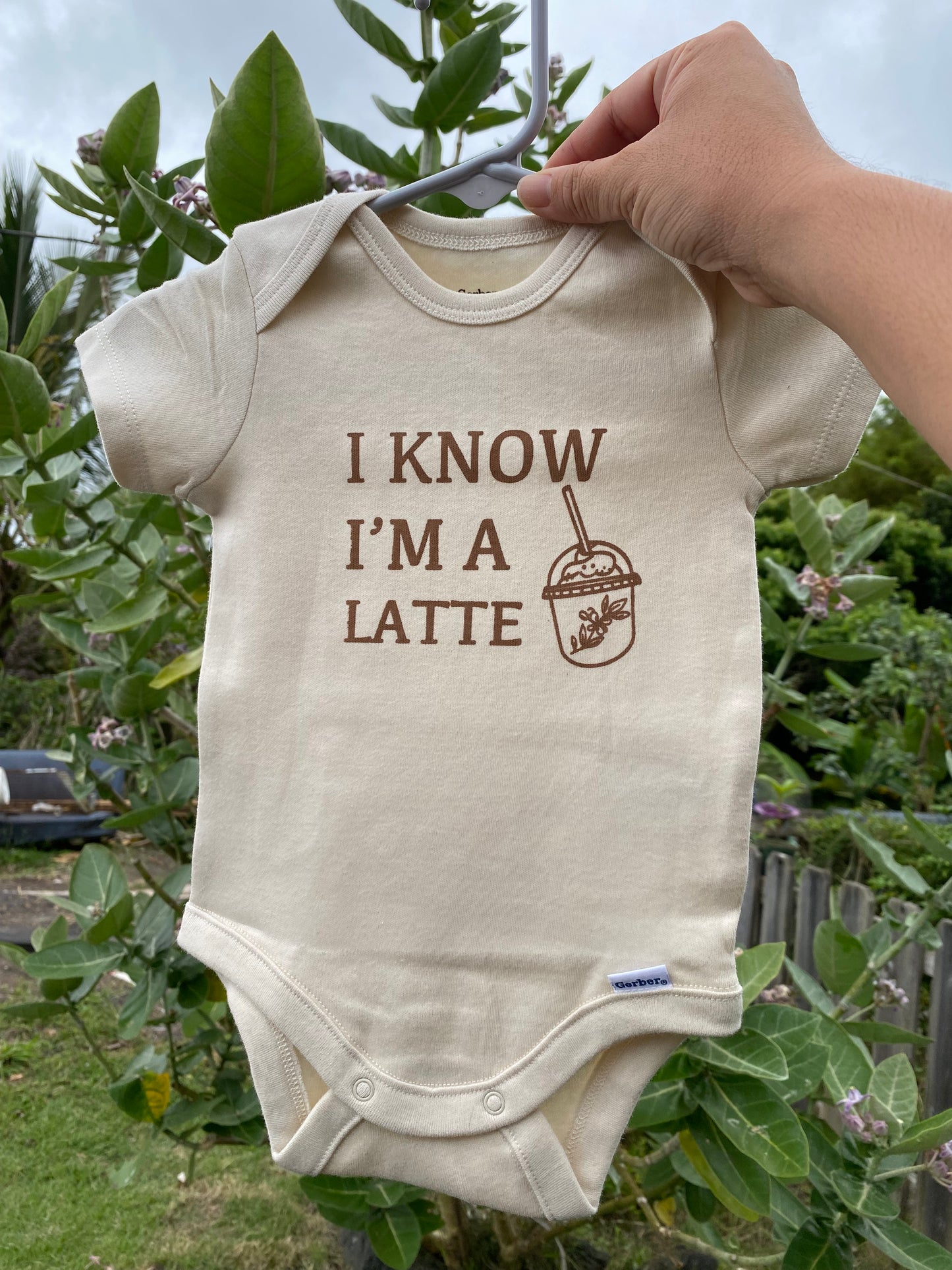 I Know I’m A Latte Onesie