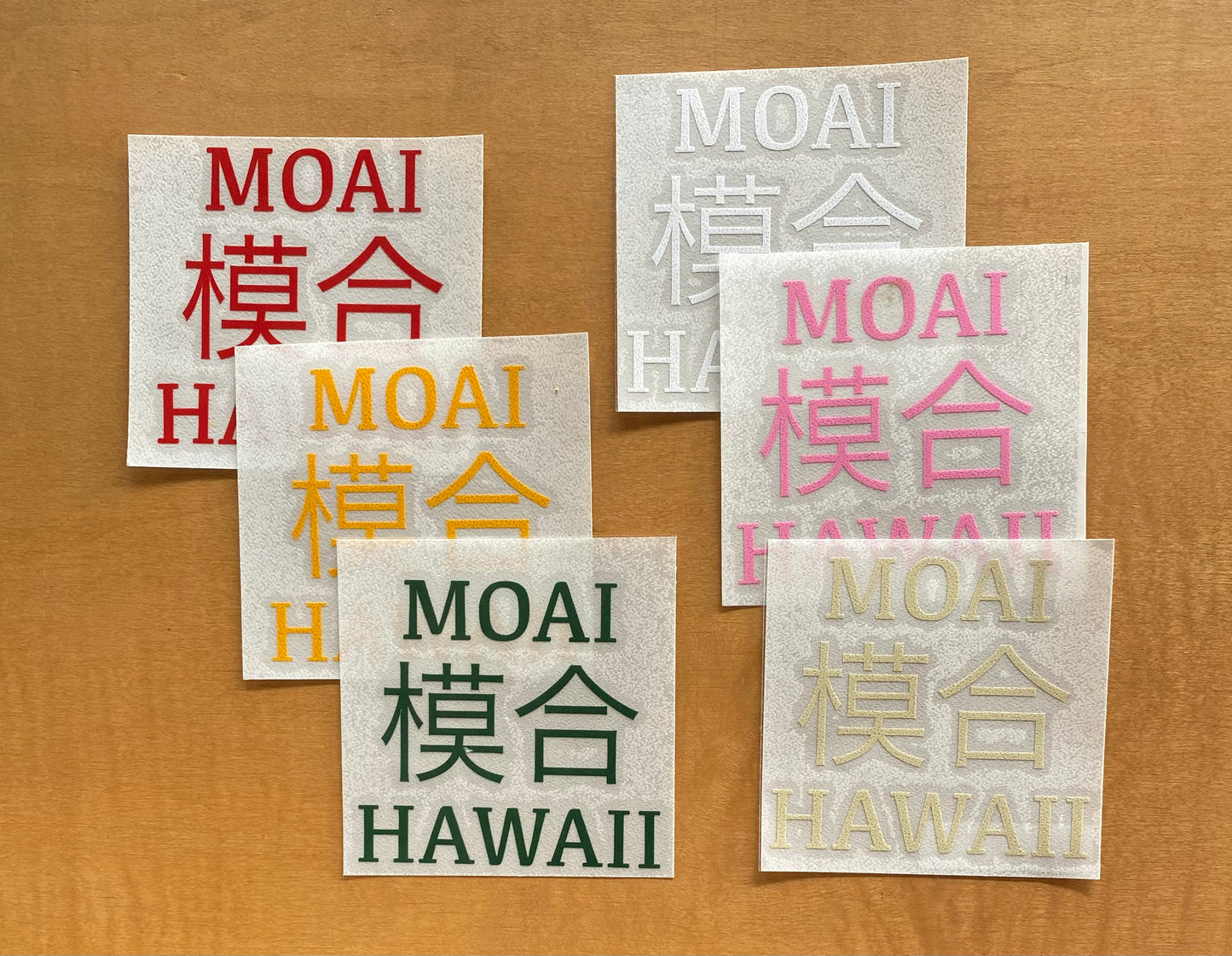 Moai Hawaii Logo Sticker