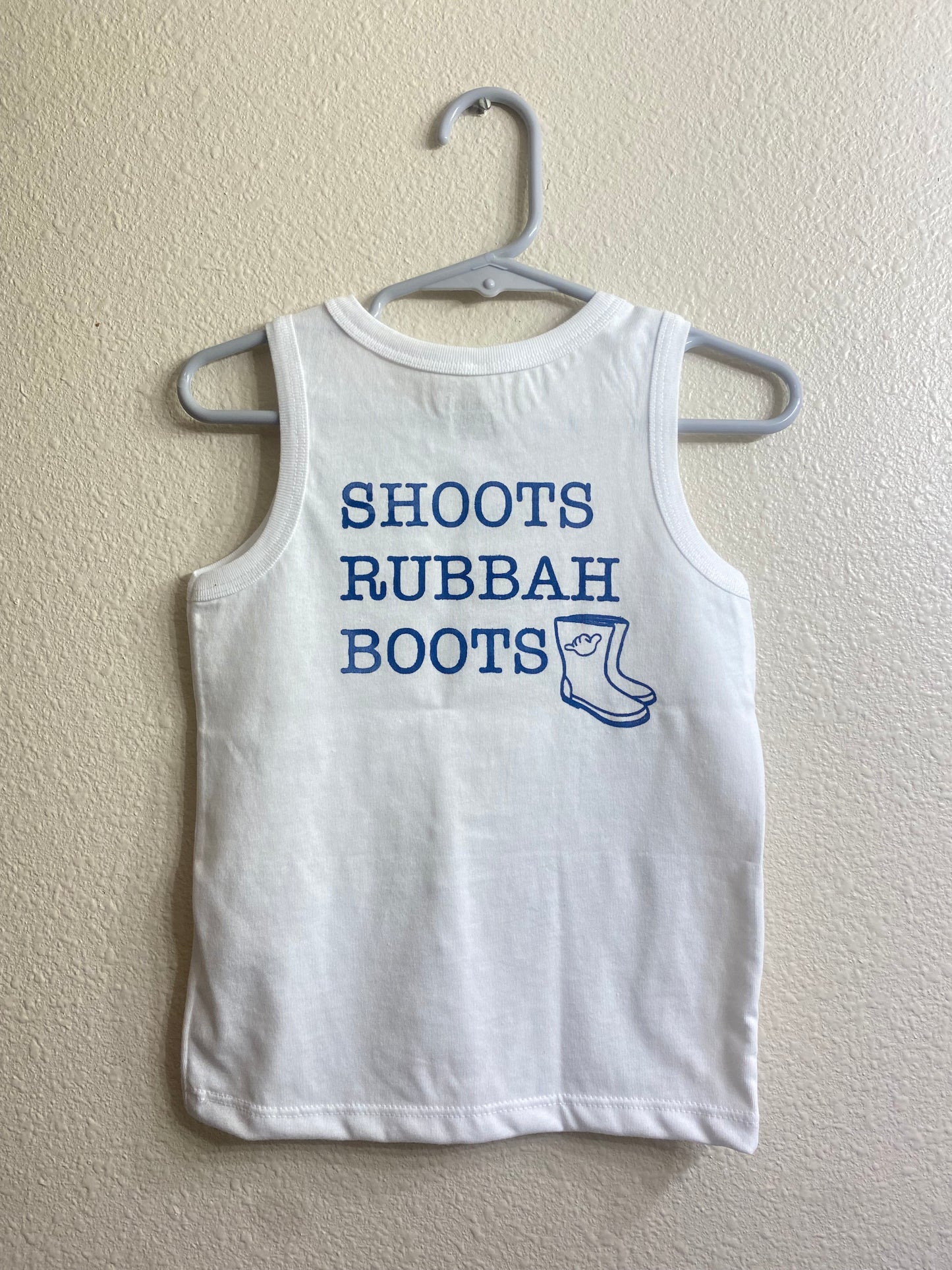 Shoots Rubbah Boots Keiki Tank Top