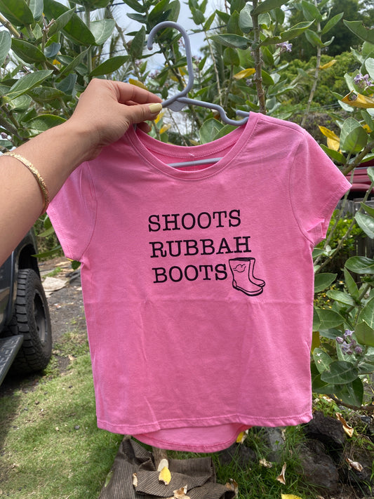 Shoots Rubbah Boots Keiki Tshirt