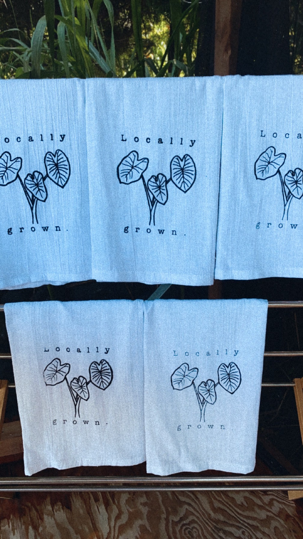 Locally Grown Tea Towel